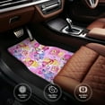 thumbnail image 6 of Cartoon Pattern Car Floor Mats Front Rear Premium Carpets Mat, Set of 4 Cute Cartoon Auto Foot Mats Universal Fit Vehicles, 6 of 6