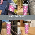 thumbnail image 7 of Modern 30oz Handheld Travel Tumbler with Handle – Double Wall Stainless Steel Insulated Cup, Flip Straw Lid, Leak-Proof & BPA-Free for Hot and Cold Drinks – Durable Coffee & Juice Mug White, 7 of 7