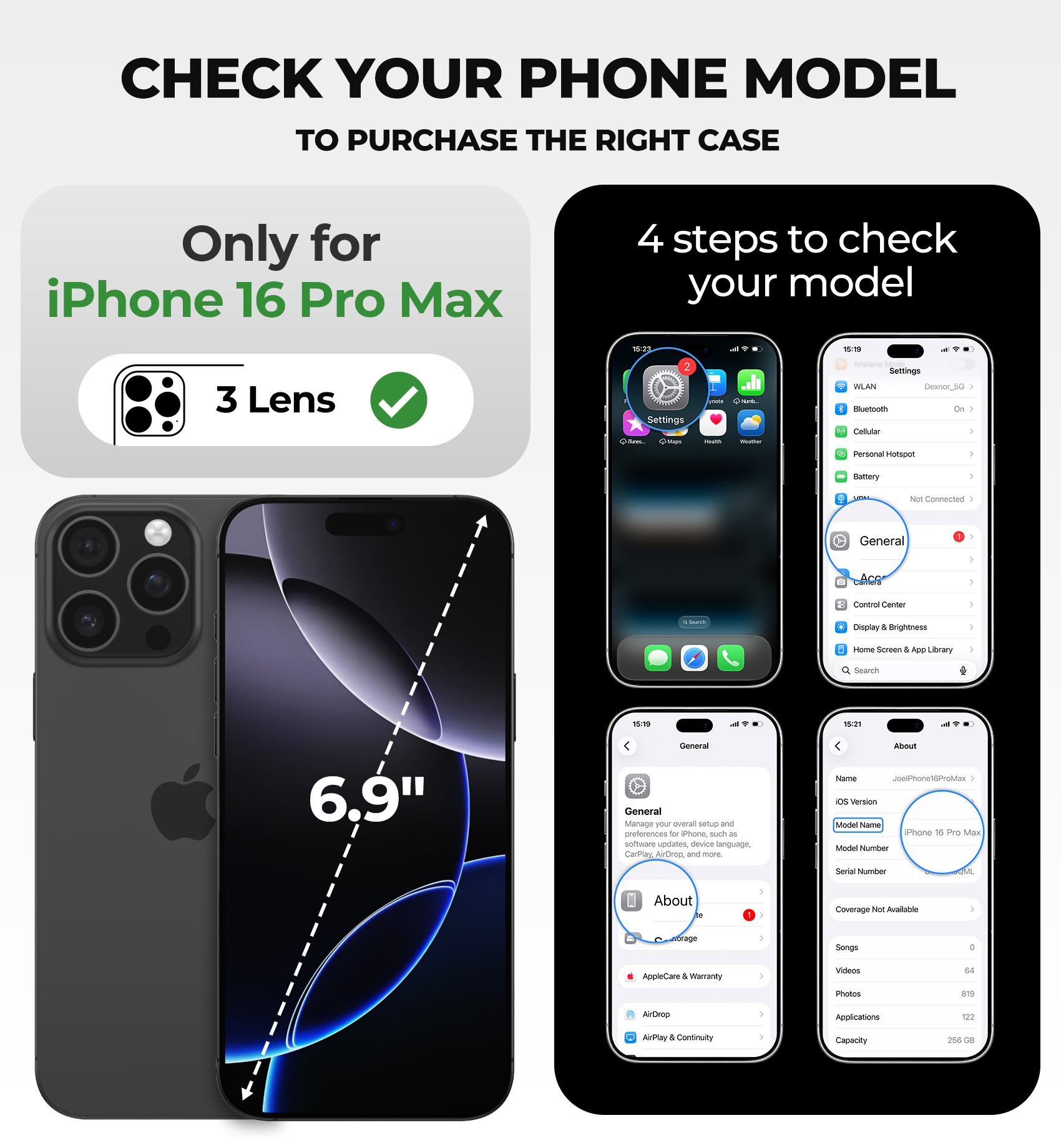 Dexnor iPhone 16 Pro Max Case with Kickstand photo 2
