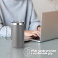 thumbnail image 3 of 24oz Insulated Coffee Mug with Lid and Straw, Stainless Steel Travel Mugs with Handle, Double Wall Vacuum Leak Proof Coffee Tumbler Cup (Gray,1), 3 of 7