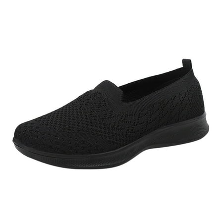 NIEWTR Loafer for Womens Shoes Square toe Classic Comfort Penny Loafers Chunky Casual Dress Shoes Flats Shoes (9 Black)