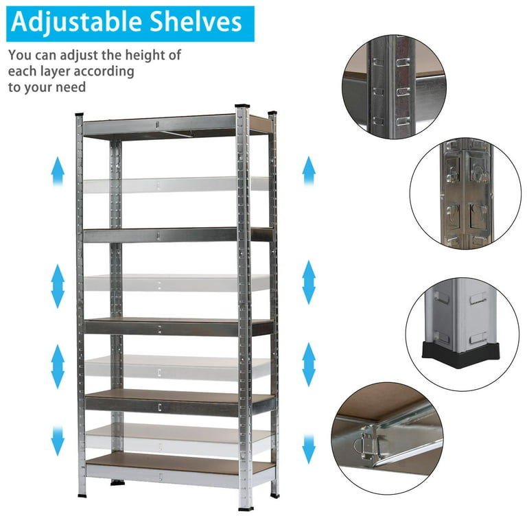 Zimtown 3 Tier Metal Storage Rack Wire Shelving Unit For Small  Dorms/Kitchen, 18L x 8W x 18H Inches
