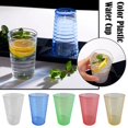thumbnail image 2 of Plastic Reusable Drinking Glasses Water Cups Lot Q6 F5S8, 2 of 8