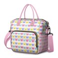 thumbnail image 1 of Hunting Bear Pattern Lunch Bag – Waterproof Insulated Cooler Tote with Wild Forest Bear Print, Foldable Leakproof Large Lunch Box for School or Work, 1 of 4