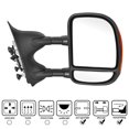 thumbnail image 5 of XTWEEX Towing Mirrors Fit 1999-2007 F-250 F-350 F-450 F-550 Super Duty, Manual,WO Heated,W/Amber Signal,Black (Pair Set), 5 of 8