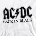 thumbnail image 3 of AC/DC Mens Back In Black Hoodie, 3 of 5