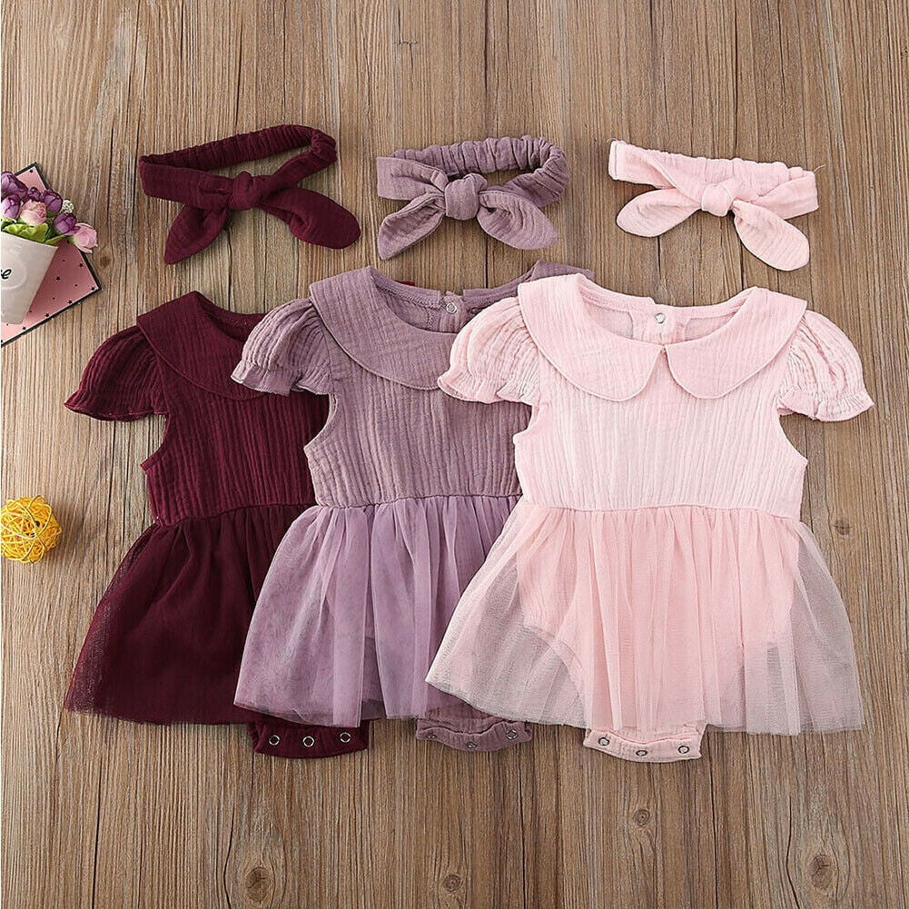 baby lace ruffle romper
