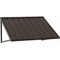 thumbnail image 3 of Domi Outdoor Metal Awning 40" x 36", Front Door and Window Canopy with Powder-Coated Frame, Weather Resistant Sun and Rain Shelter for Patio, Entrance, Porch and Balcony, Brown, 3 of 9