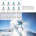 thumbnail image 2 of 8 Piezas/Conjunto Juego de Tornillos de FijacióN de Snowboard, Tornillos de Montaje de Snowboard con Arandelas de Tornillo de Snowboard Accesorios de Esquí Fijos, 2 of 5