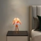 thumbnail image 3 of Lámpara de mesa plisada, decoración, lámpara de noche cálida, control de luz nocturna Impresión, 3 of 8