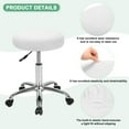 thumbnail image 2 of Uxcell 2-Pack Fundas Redondas para Taburetes de Bar, para Fundas de Asiento de Malla de Poliéster de 12-14 Pulgadas con Bandas Elásticas [Blanco Jade], 2 of 7