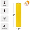 thumbnail image 4 of 2 x 9 Yellow Pillar Candle, 4 of 5