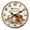 Rose, variant on Vintage Flower Wall Clock 12 Inch Kitchen Wood Wall Clocks Battery Operated Silent Rose Wall Clock for Girl Bedroom Living Room