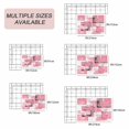 thumbnail image 6 of Pink White Outdoor Rug 3x5 Ft, Non Slip Washable Area Rug, Modern Abstract Art Botanical Patio Rugs Carpet Runner, Large Floor Mat for Indoor/Outdoor Deck Porch Camping, 6 of 8