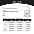 thumbnail image 5 of KLL Watercolor Floral Print Womens Tank Top Sleeveless Workout Tops Athletic Running Shirts Yoga Gym Clothes-Small, 5 of 7
