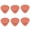 Orange, variant on HDJNal Cone Shape Zinc Alloy Knobs/ Handles/ Pulls for Kitchen Cabinets, Cupboards, Wardrobe, Drawer,Dresser,Chest etc Vintage DIY Home Decorative,Mulit-color (Set of 6 PCS)