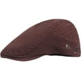 thumbnail image 6 of CoCopeaunts Cotton Beret Fashion Men Women Paperboy Hat Solid Plain Ivy Cabbie Flat Caps Casual Gastby Newsboy Hat, 6 of 8