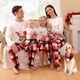 thumbnail image 1 of 2024 Nuevos conjuntos navideños familiares a juego Lindo estampado de alce Conjunto de pijamas para adultos y niños Pelele de bebé Bufanda para perro Pijamas de aspecto familiar, 1 of 5