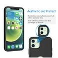 thumbnail image 3 of iPhone 12 Pro Max Case, iPhone 12 Pro Max (6.7 inch) Case Sturdy, Hard Plastic Case 360 Full Body Shockproof Protection With Tempered Glass Screen Protector Case for iPhone 12 Pro Max -Purple, 3 of 8