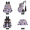 thumbnail image 4 of FORMRS Mini Backpack Purse for Women Travel Daypack Casual Shoulder Bag, Purple Halloween Pumpkin, 4 of 7