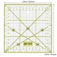 thumbnail image 5 of Square Tool Ruler Sewing for Fabric Quilt Patchwork Grid Line Precise, 5 of 6