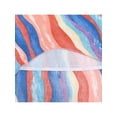 thumbnail image 6 of Girls Dress Multicolor Tie Dye Striped Hanky Hem Watercolor Party Beach 12 Years, 6 of 6