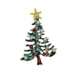thumbnail image 1 of 1pc Festive Holiday Christmas Tree Alloy Metal, 1 of 4