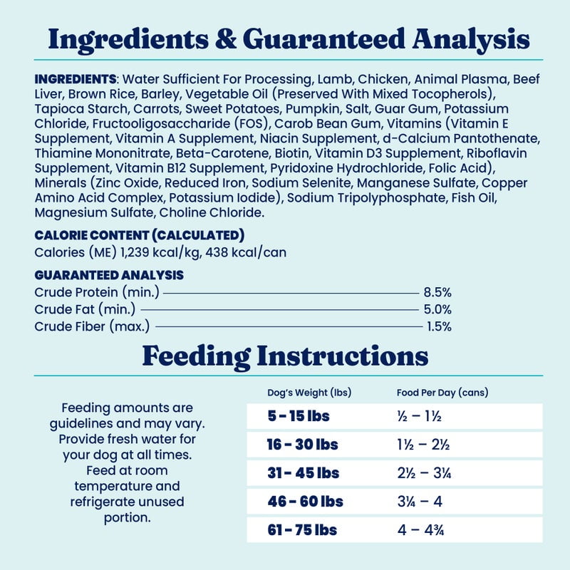 Solid Gold Hund N Flocken Nutrient Boost Lamb, 12.5oz Can (Case of 6)