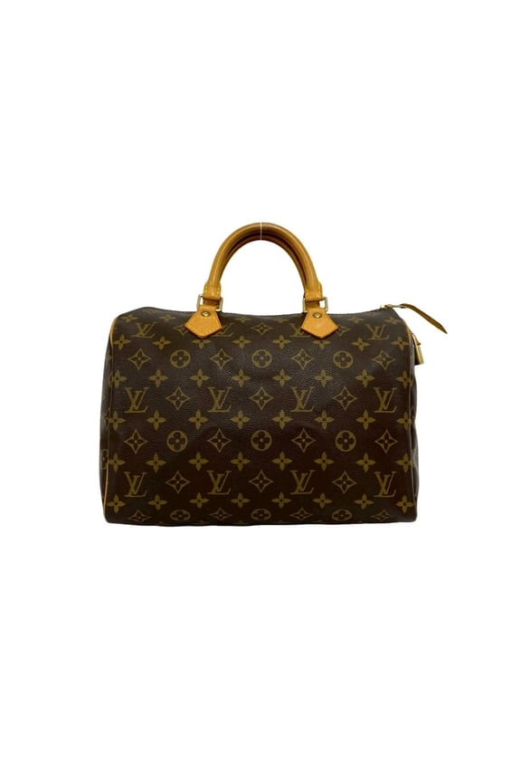Pre-Owned LOUIS VUITTON Louis Vuitton Vintage Speedy 30 Monogram Pattern Leather Handbag Boston...