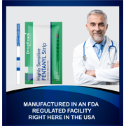 10 Pack - DrugExam Fentanyl Strips for Rapid Detection, Urinary Drug Testing, One-Step Quick Results, Easy-Read Urine Drug Test Strips, Synthetic Opioid Detection Drug Testing Strip
