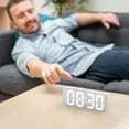 LangPing Alarm Clocks With Large Numbers Led Electronic Alarm Clock