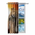 thumbnail image 2 of MKHERT Leopard Blackout Window Curtain Drapes Bedroom Living Room Kitchen Curtains 52x84 inch, 2 of 2