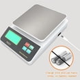 thumbnail image 2 of Báscula de café recargable por USB, alta precisión con LCD retroiluminado, báscula de cocina digital impermeable para joyería, café, comida, espresso 6 kg 05 g Sunnimix báscula de café, 2 of 8