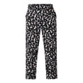 thumbnail image 3 of Men's Casual Elastic Waist Pants Hotel Work Uniform Small Pepper Print, 3 of 5