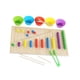 thumbnail image 4 of Juguete de clasificación de colores de madera con cuentas de arcoíris, rompecabezas a juego, entrenamiento de matemáticas para la primera infancia,, 4 of 9