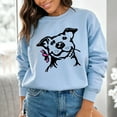 thumbnail image 4 of Pit Bull Gerbera Daisy Hoodie Sweatshirt, 4 of 9