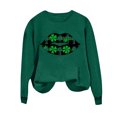 thumbnail image 4 of St Patricks Day Sweatshirt for Women Long Sleeve Round Neck Pullover Top Cute Print Shirts Tops, 4 of 6
