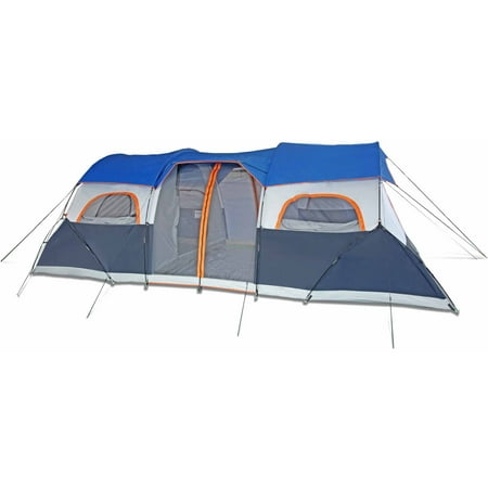Ozark Trail 20′ x 10′ Tunnel Tent with Screen Porch, Sleeps 10