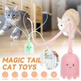 thumbnail image 1 of NEW Electric Spin Magic Tail Interactive Cat Toys USB Intelligent Kitten Self Play Toy Rechargeable, 1 of 5