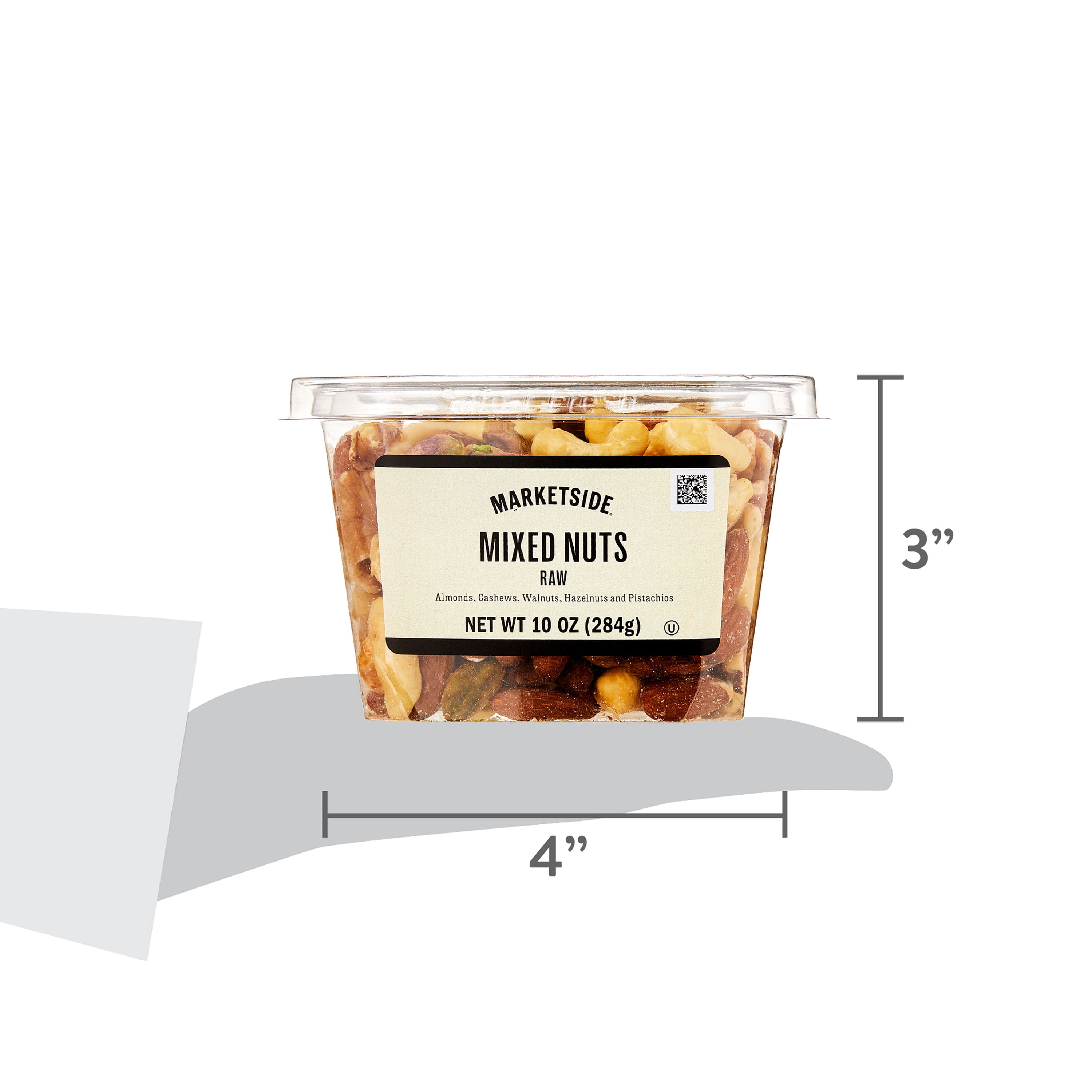 Marketside Raw Mixed Nuts, 10 oz Tub