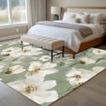thumbnail image 4 of 5'x7' Area Rugs, Sage Green Spring Floral Indoor Outdoor Area Rug for Living Room Bedroom, Summer Botanical Flower Washable Bathroom Rugs Kitchen Floor Carpet Mats Home Decor Aesthetic, 4 of 8