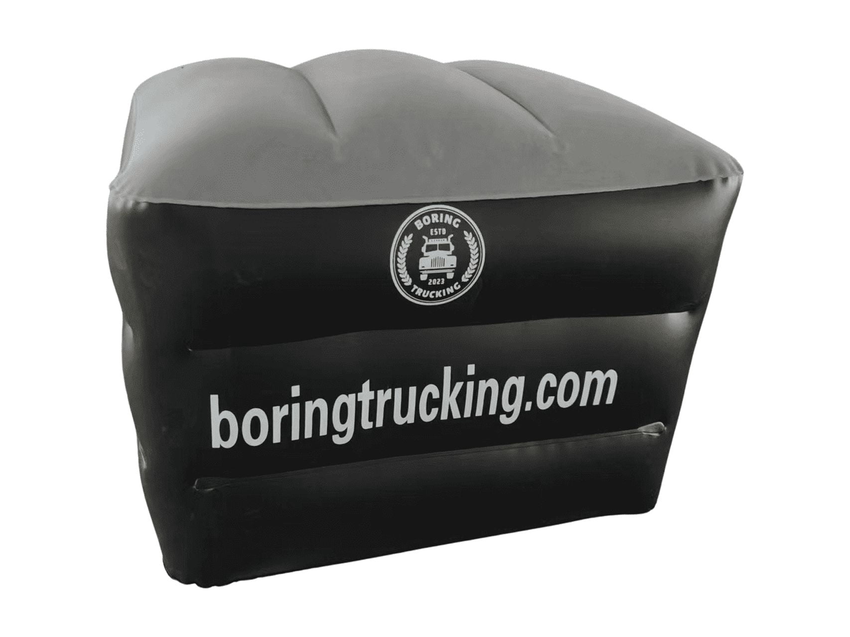 Boring Trucking Day Cab Bed, Inflatable Seat Gap Filler for Semi Trucks, Fits Between Seats, 20x20x15 Inch, 250lb Capacity, Manual Pump Included