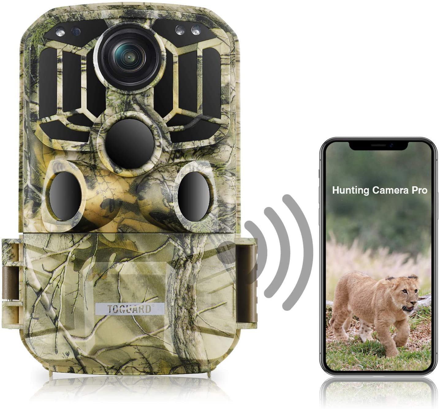 toguard wifi trail camera 20mp 1296p game camera motion activated night infrared