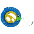 thumbnail image 1 of EeaseCA 1PC Plastic Kite Line Wheel Kite Wheel Winder Practical Kite Accessories Portable Kite Winding Wheel (Colored Crystal Steel Bead Wire Wrapping 100M) Blue Size 16CM, 1 of 8