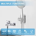 thumbnail image 2 of Soporte de pared para cabezal de ducha HONGYUETECH, impermeable, cromado, 2 of 6