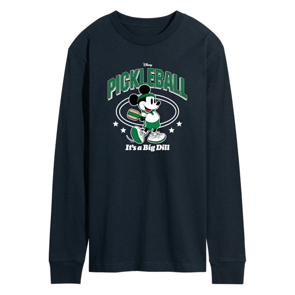 Disney - Pickleball Big Dill - Men's Long Sleeve Graphic T-Shirt