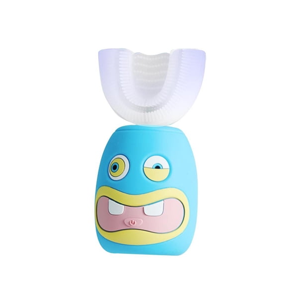 Cepillo De Dientes Para Niños En Forma De U Conveniente E Inteligente Cepillo De Dientes Eléctrico Perezoso Montado En La Boca Eléctrico Sweethay BA000718-02