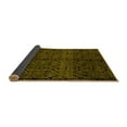 thumbnail image 2 of Ahgly Company Indoor Rectangle Abstract Yellow Modern Area Rugs, 6' x 9', 2 of 4