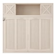 thumbnail image 4 of taoruifang Lit Escamotable Beige Format Grand avec Armoires de Rangement, 4 of 12