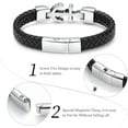 thumbnail image 3 of Cremation Jewelry Anchor Urn Bracelet for Ashes for Women Men Memorial Keepsake Human Cuff Ases Bracelet, 3 of 6